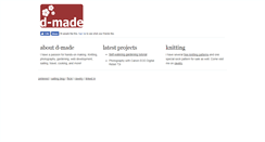 Desktop Screenshot of d-made.com
